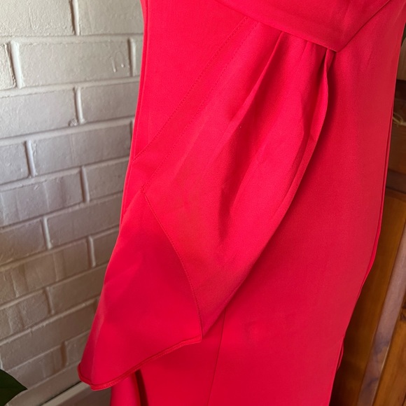Evening/Prom gown trumped/mermaid in cherry red size L - Picture 4 of 8